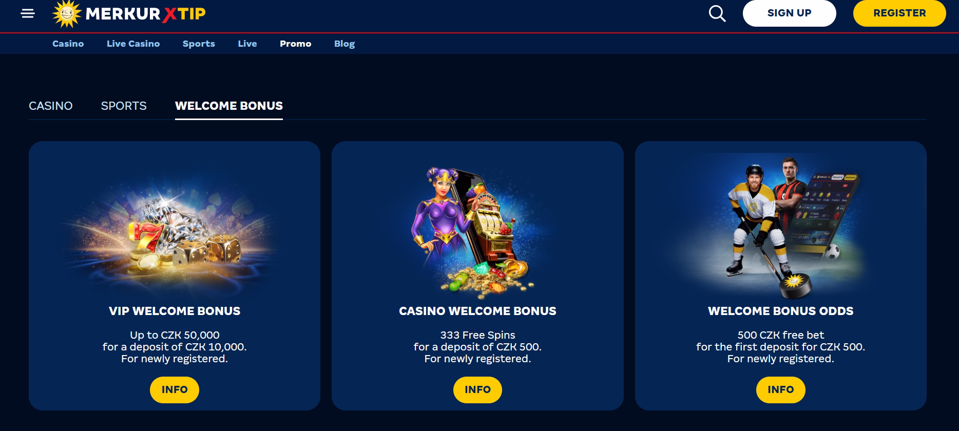 Welcome Bonus MerkurXtip